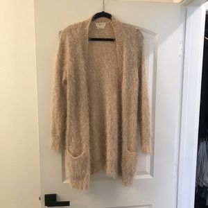 Shaggy cardigan